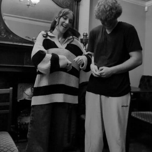 Zoe & Evan in Rehearsal